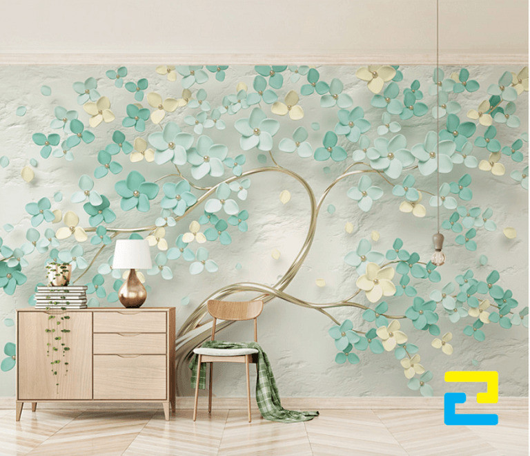 Giay Dan Tuong In UV