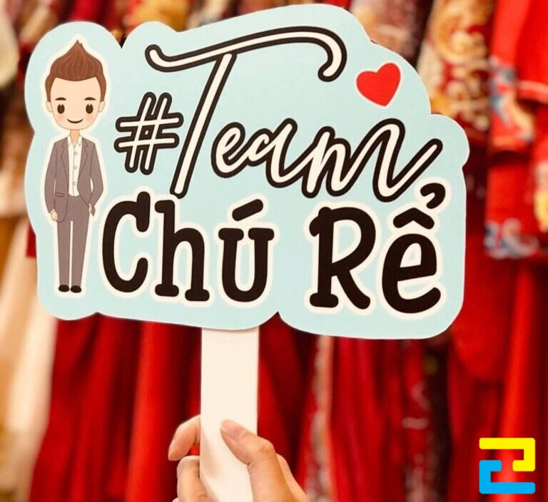 Mẫu Hashtag đám cưới team chú rể của bên nhà trai