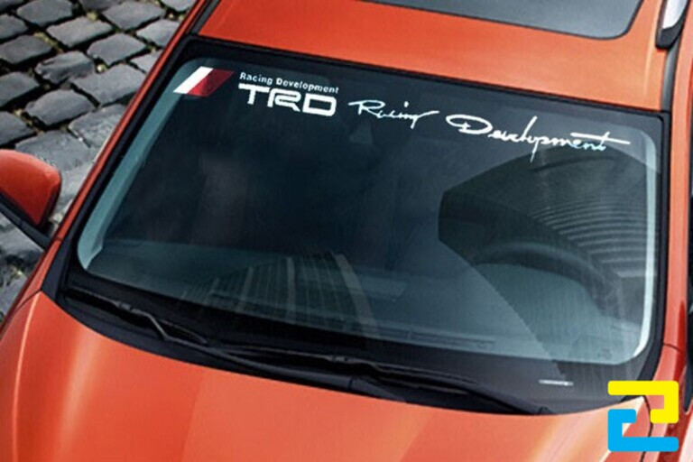 In Decal dán kính xe ô tô trang trí