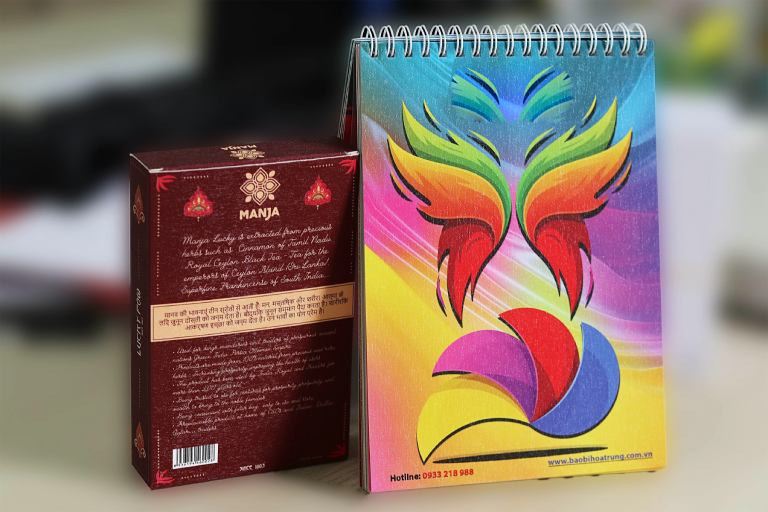 Mẫu in decal cán bóng - cán mờ