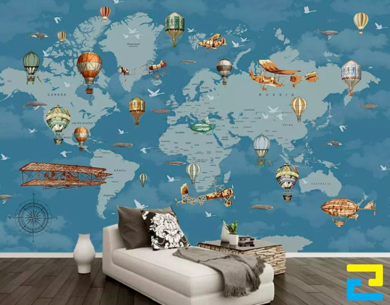 Các loại in decal dán tường phổ biến