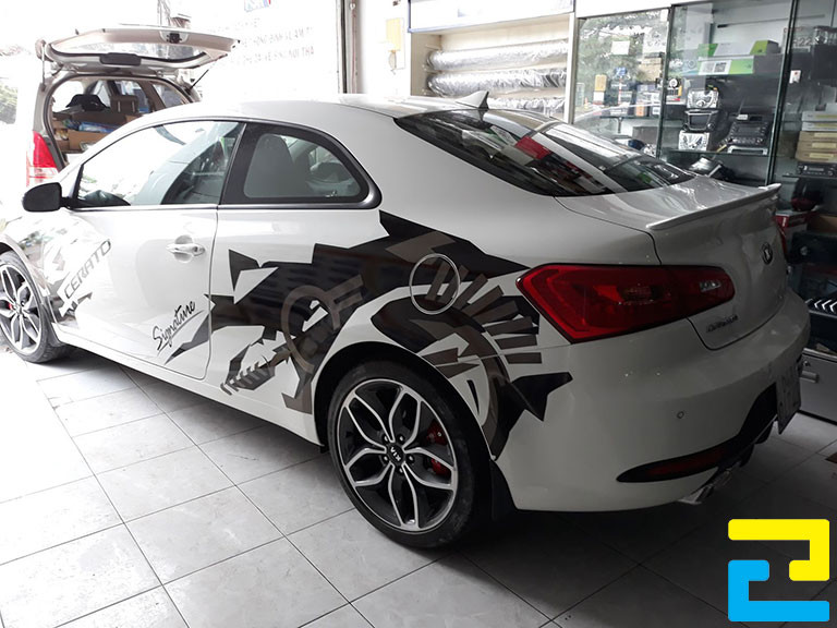 In Decal ô Tô Chất Lượng