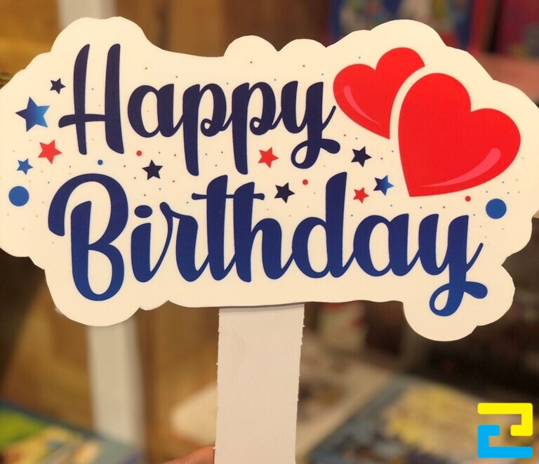 Mẫu Hashtag mừng sinh nhật ghi chữ Happy Birthday