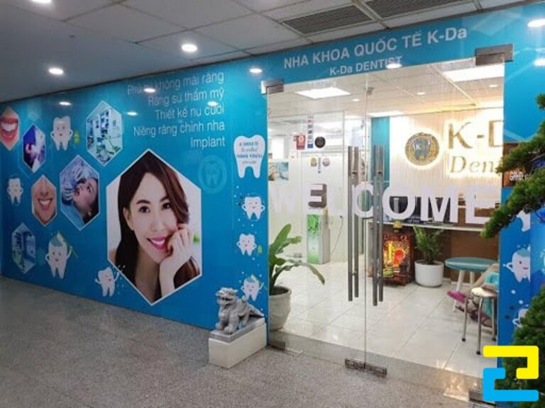 In PP dán kính trang trí nha khoa