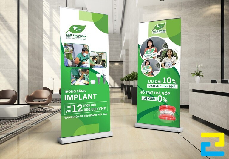 In standee bằng PP rất được ưa chuộng sử dụng