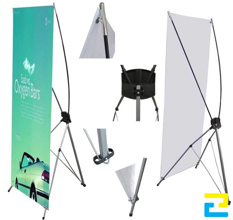 Khung chữ X giúp căng và cố định standee