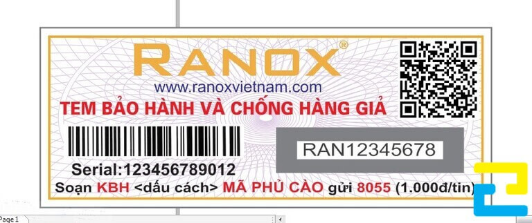 In Tem Bao Hanh Dien Tu