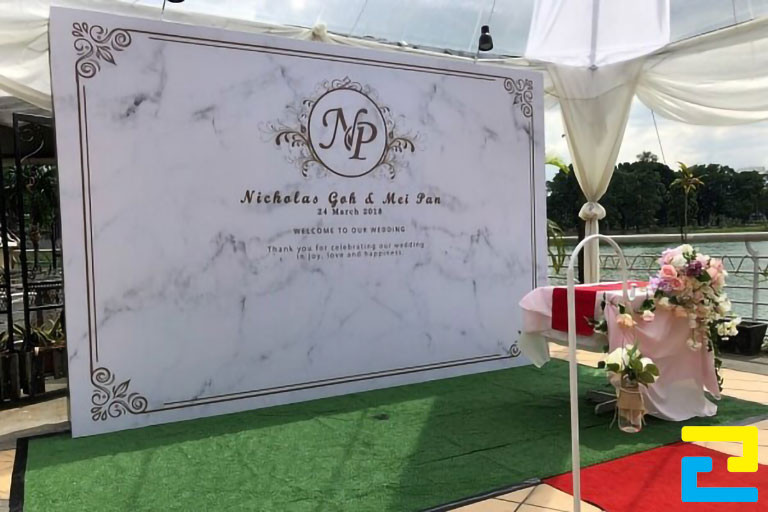 Backdrop đám cưới