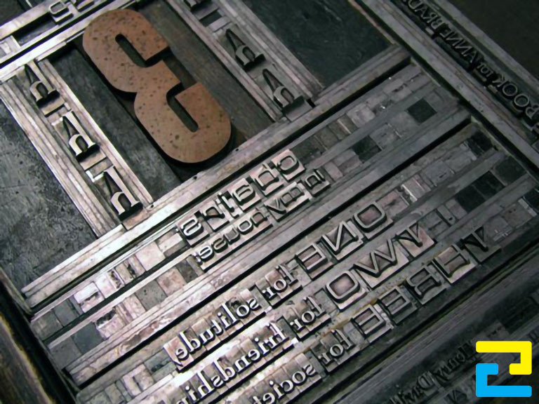 In Typo là hình thức in theo khuôn mẫu