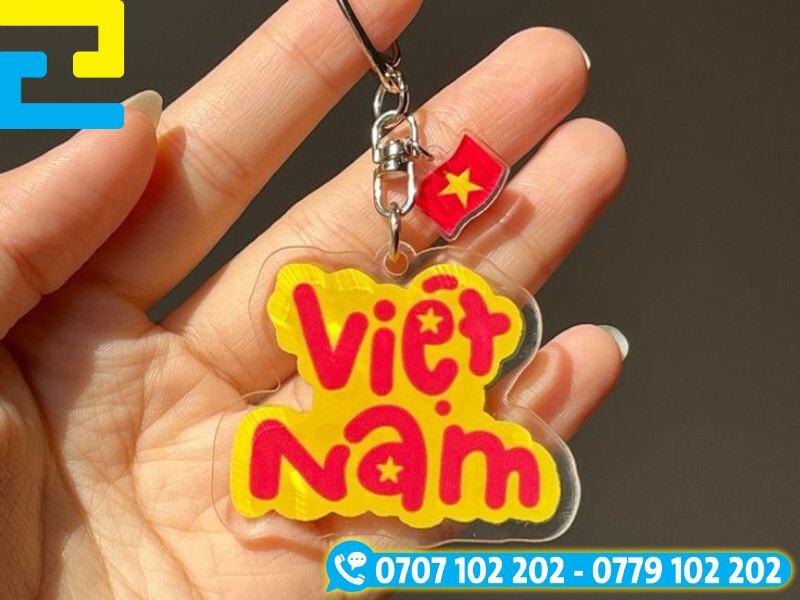 Báo giá móc khóa in uv đẹp mắt