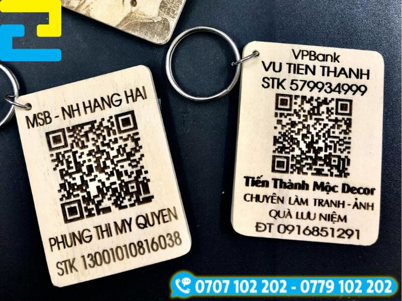 In mã QR nhờ công nghệ khắc laser