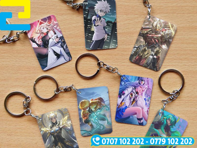 Báo giá in móc khóa liên quân