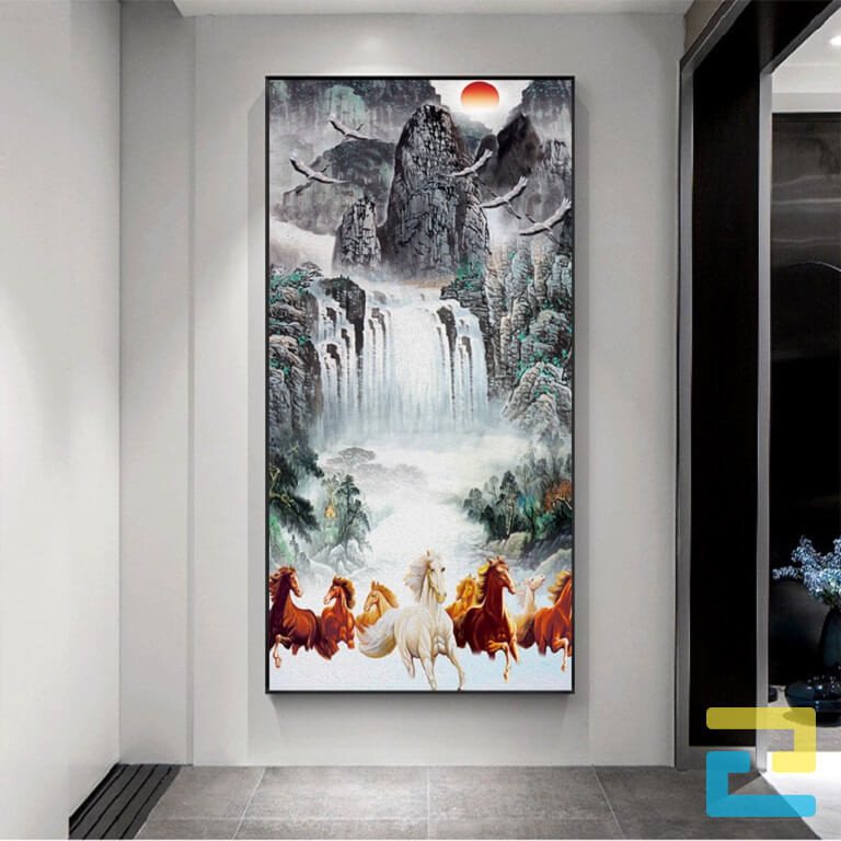 Tranh Uv Canvas Kho Doc