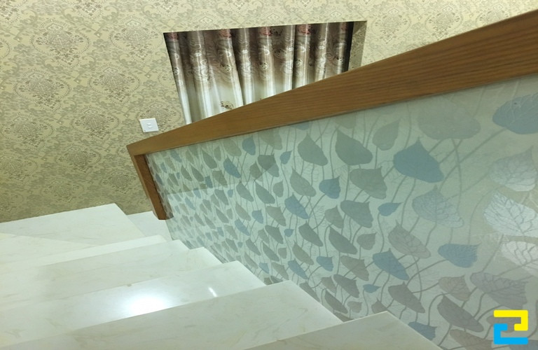 Mẫu chiếc lá 2 màu