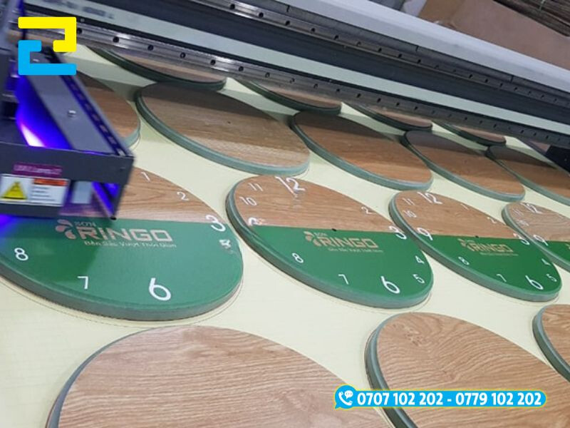 Quy trình in UV logo trên gỗ