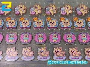In Ấn 2H chuyên in móc khoá acrylic in hình theo yêu cầu, giá rẻ, chuyên nghiệp