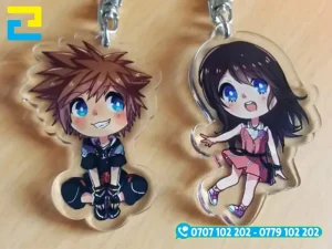 Móc khoá acrylic in hình anime hoạt hình dễ thương