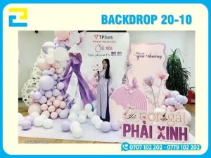 Mẫu phông nền, background, backdrop 20/10