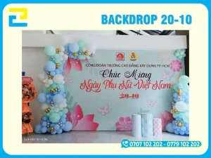 Mẫu phông nền, background, backdrop 20/10