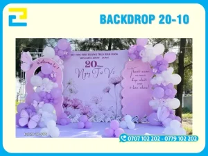 Mẫu phông nền, background, backdrop 20/10