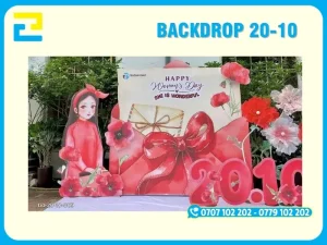 Mẫu phông nền, background, backdrop 20/10