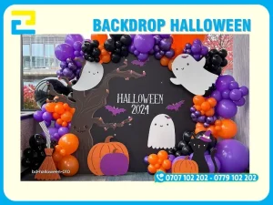 Backdrop hiệu ứng layer kết hợp bong bóng