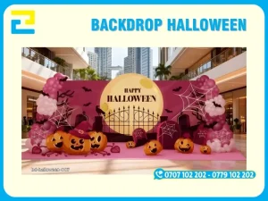 Backdrop chụp ảnh checkin lễ hội Halloween