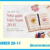 55+ Mẫu Banner 20/11 Đẹp, Ý Nghĩa Cho Ngày Nhà Giáo Việt Nam
