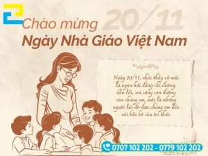 Mẫu banner 20/11 đẹp, ý nghĩa