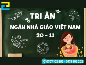Mẫu banner 20/11 đẹp, ý nghĩa