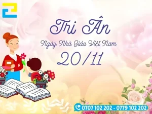 Mẫu banner 20/11 đẹp, ý nghĩa