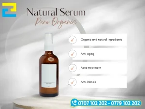Mẫu banner quảng cáo sản phẩm serum mới
