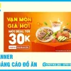 50 Mẫu Banner Quảng Cáo Đồ Ăn Hấp Dẫn, Màu Sắc Bắt Mắt