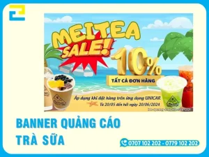 Nhận In Banner Quảng Cáo Trà Sữa Đẹp Sắc Nét Lấy Nhanh