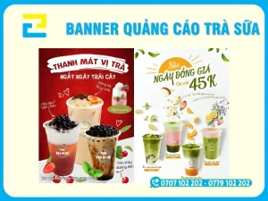 Mẫu banner quảng cáo trà sữa 5