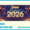 20+ Mẫu Banner Tết 2026 Chuẩn Màu, In Nhanh, Theo Yêu Cầu