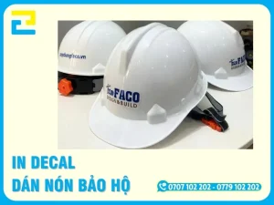 Xưởng In Decal Dán Nón Bảo Hộ Giá Tốt, Uy Tín, Chuyên Nghiệp