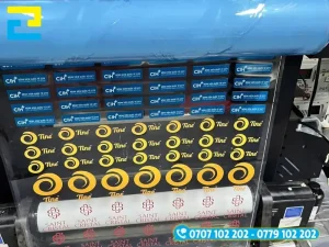 In decal DTF logo thương hiệu hàng loạt