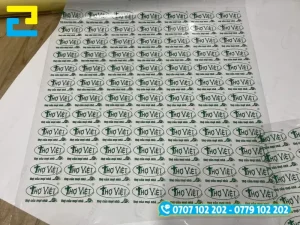 Doanh nghiệp in UV DTF để dán lên sản phẩm