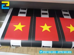 In decal quân Tân Bình dán xe ô tô