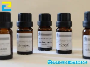 In nhãn dán lên ccacs sản phẩm tinh dầu handmade