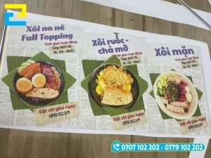 Decal PP cho thành phẩm in cứng cáp, màu sắc tươi sáng