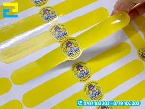 In tem nhãn là phương pháp đồng bộ thương hiệu phổ biến, tiện lợi