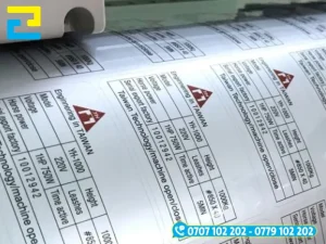 Tem decal nhũ bạc kháng nước, phù hợp dán linh kiện, thiết bị điện tử