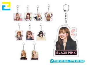 Móc khoá đẹp cho nữ in hình idol K-pop