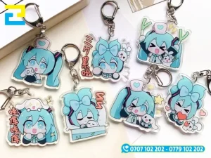 In móc khoá đẹp cho nữ tại In Ấn Quảng Cáo 2H