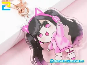 Móc khoá nhân vật hoạt hình nữ