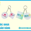 Báo Giá Móc Khoá Ngân Hàng Mica In UV Bền Màu, Chuyên Nghiệp