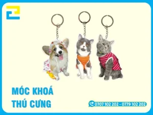 In Móc Khoá Thú Cưng Theo Yêu Cầu, Giá Tốt, Làm Quà Kỷ Niệm