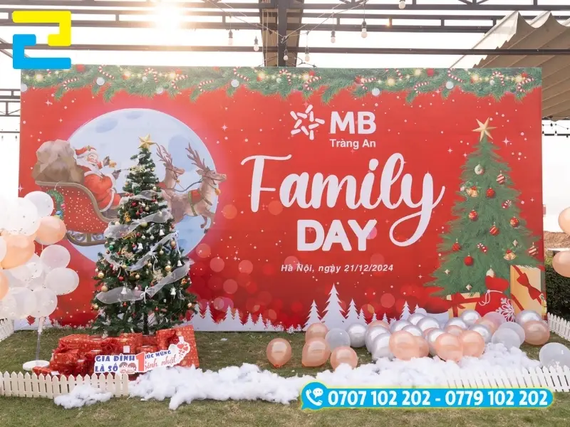 Background chủ đề Noel phù hợp sự kiện cuối năm